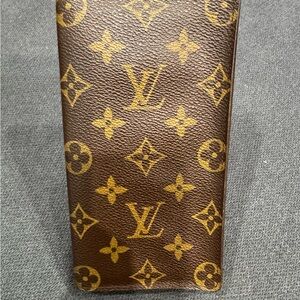 Louis Vuitton Brown and Gold Monogram Wallet